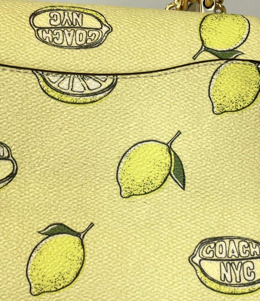 COACH チェーンショルダーバッグ レモン CAN24 レディース コーチ