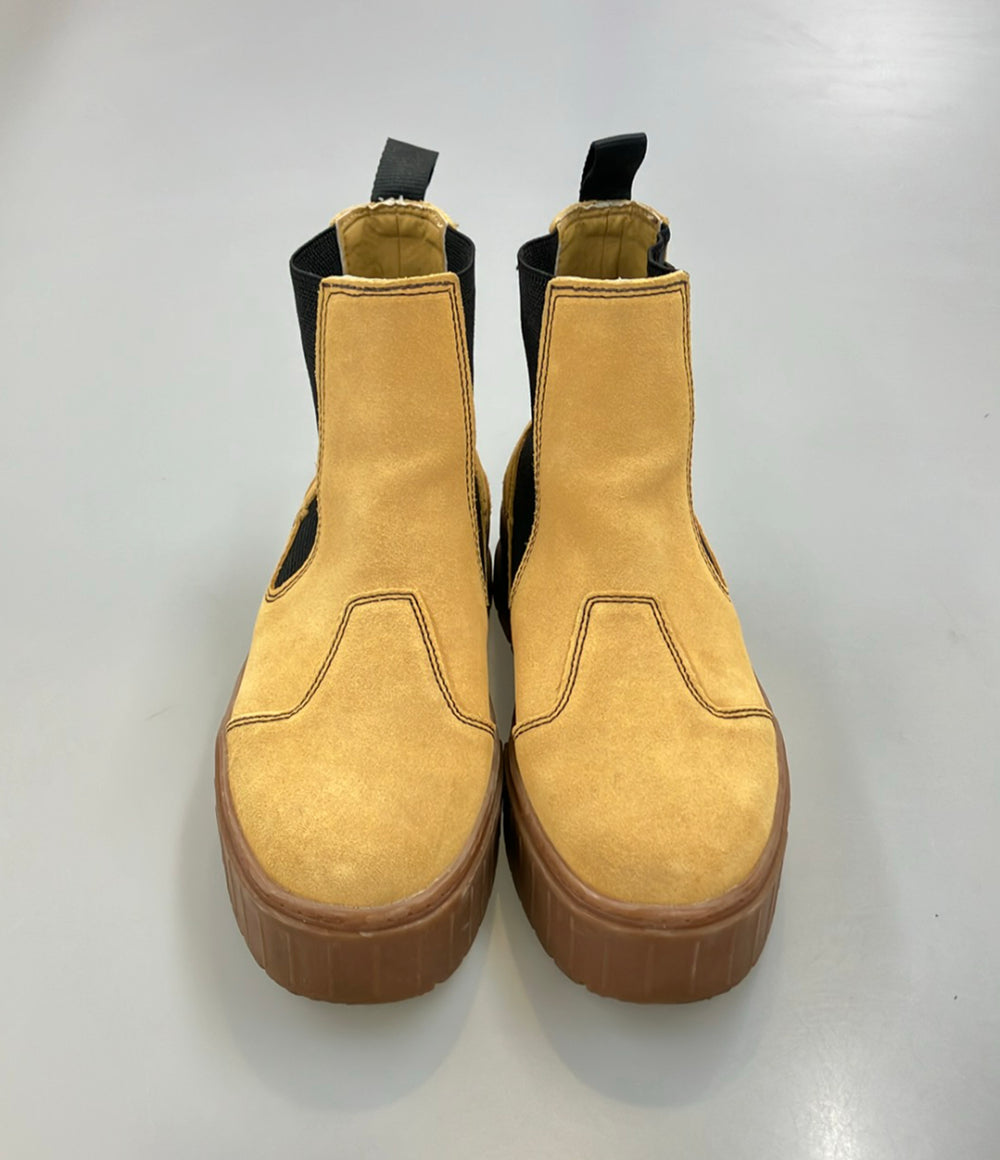 PUMA チェルシーブーツ サイドゴア 厚底 MAYZE CHELSEA SUEDE 382829-04 レディース SIZE 24.5 (L) プーマ