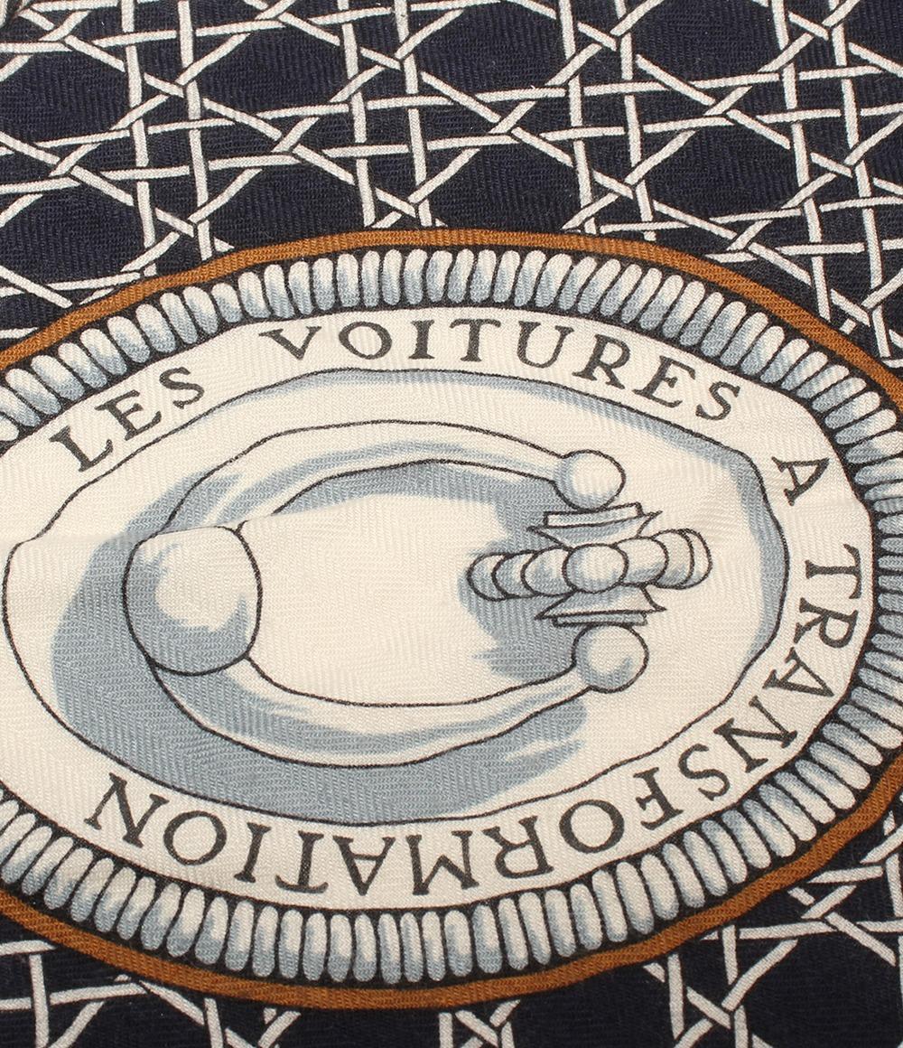 HERMES ストール LES VOITURES A TRANSFORMATION レディース エルメス