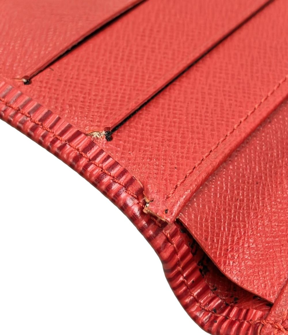 LOUIS VUITTON Wホック二つ折り財布 ポルトモネ ビエ カルトクレディ エピ M63487 レディース ルイ・ヴィトン