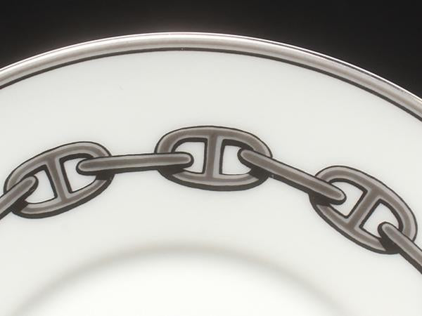美品 エルメス ソーサー シェーヌダンクル HERMES