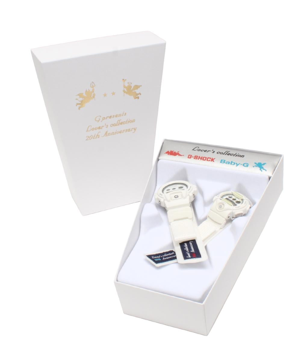 美品 カシオ ペアウォッチ 腕時計 20周年記念モデル G-SHOCK Baby-G LOVER'S COLLECTION 2016 クオーツ LOV-16C-7JR メンズ CASIO