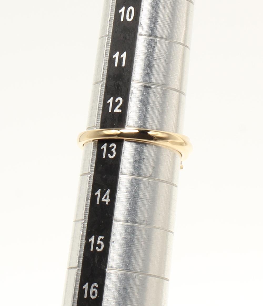 美品 リング 指輪 K18 ダイヤ0.34ct レディース SIZE 13号