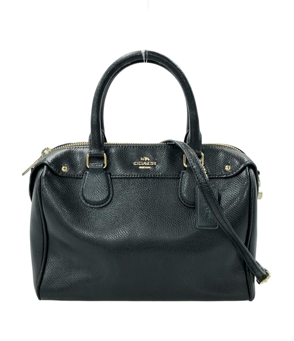 コーチ 2way レザーハンドバッグ ミニショルダーバッグ 斜め掛け  