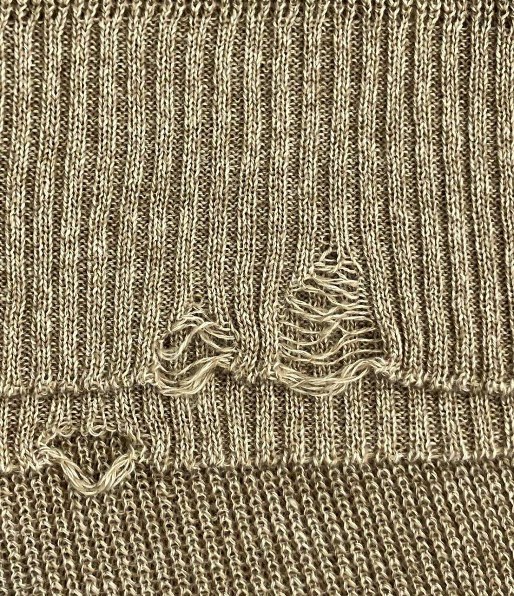 美品 アンダーカバー ジュン タカハシ サイドジップ ダメージ加工ベスト メンズ SIZE 3 UNDERCOVER JUN TAKAHASHI