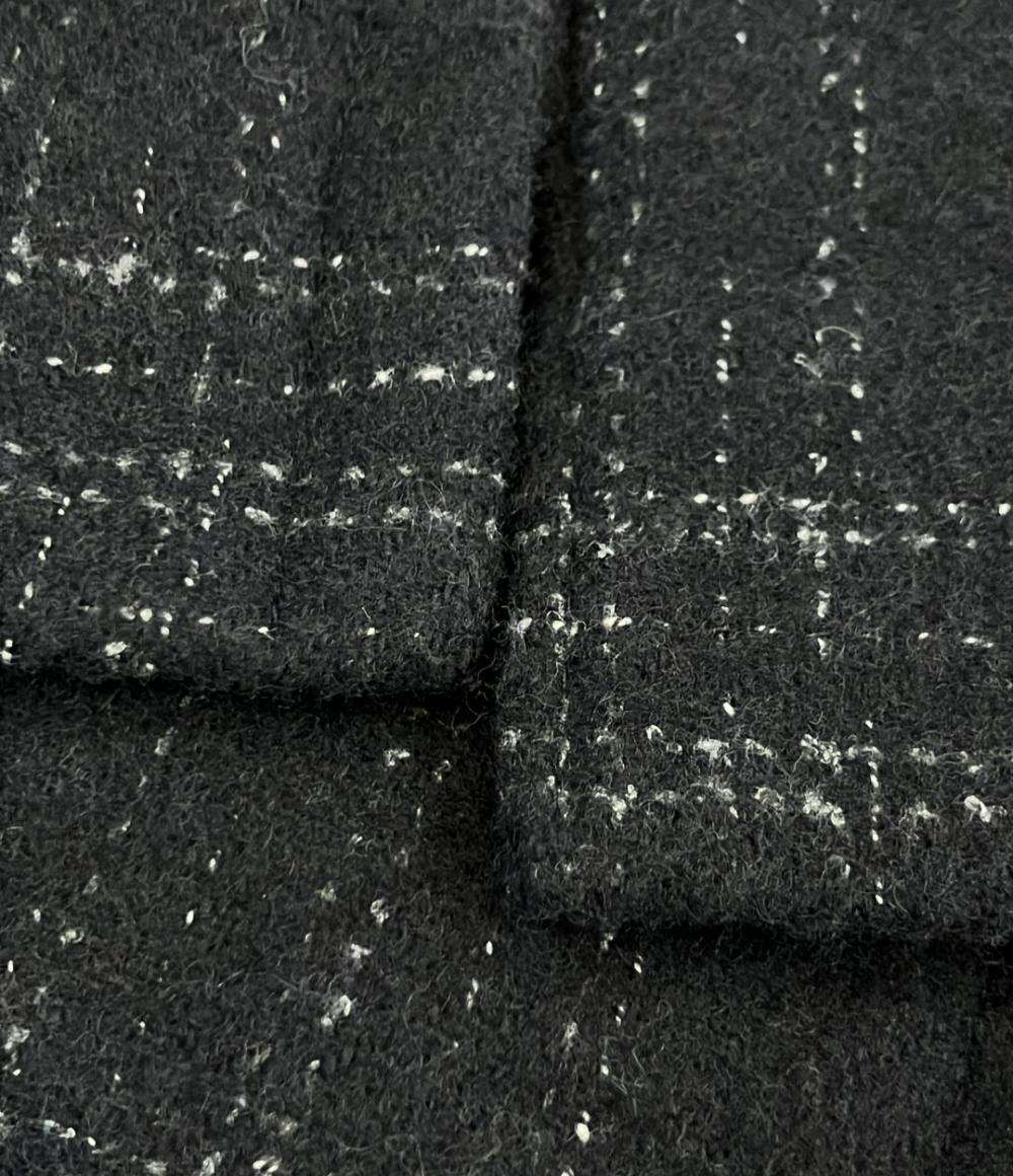 CANALI black edition チェック柄 コート メンズ SIZE 52 (XL) カナーリ ブラック エディション