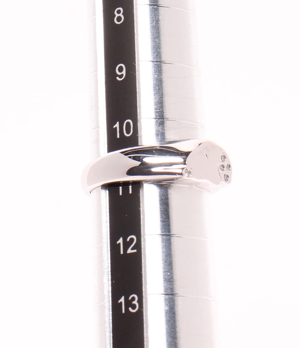 美品 UFS リング 指輪 SV925 スヌーピー ダイヤ 0.03ct レディース SIZE 11号