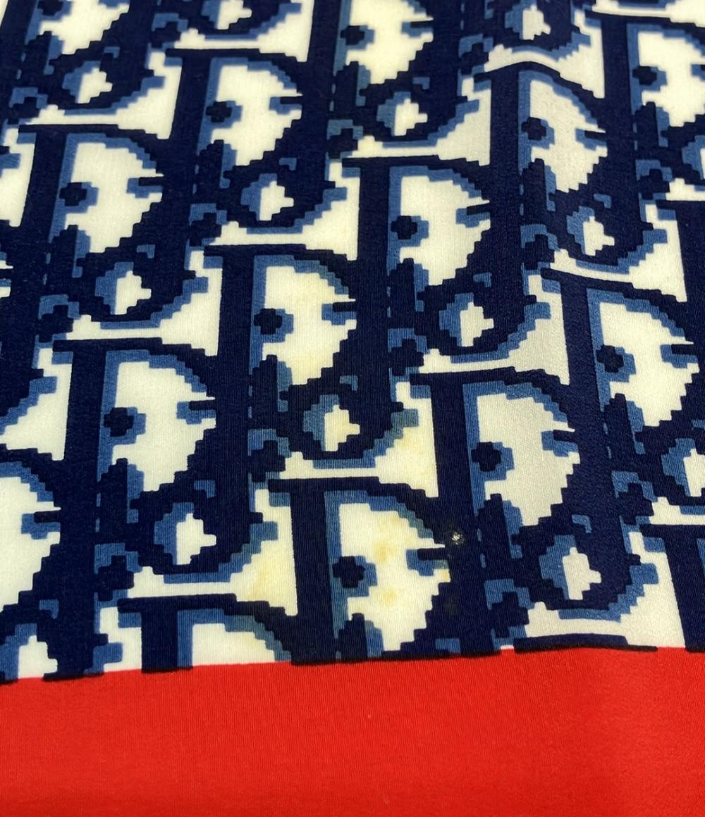 Christian Dior スカーフ シルク100% 総柄 トロッター レディース クリスチャンディオール