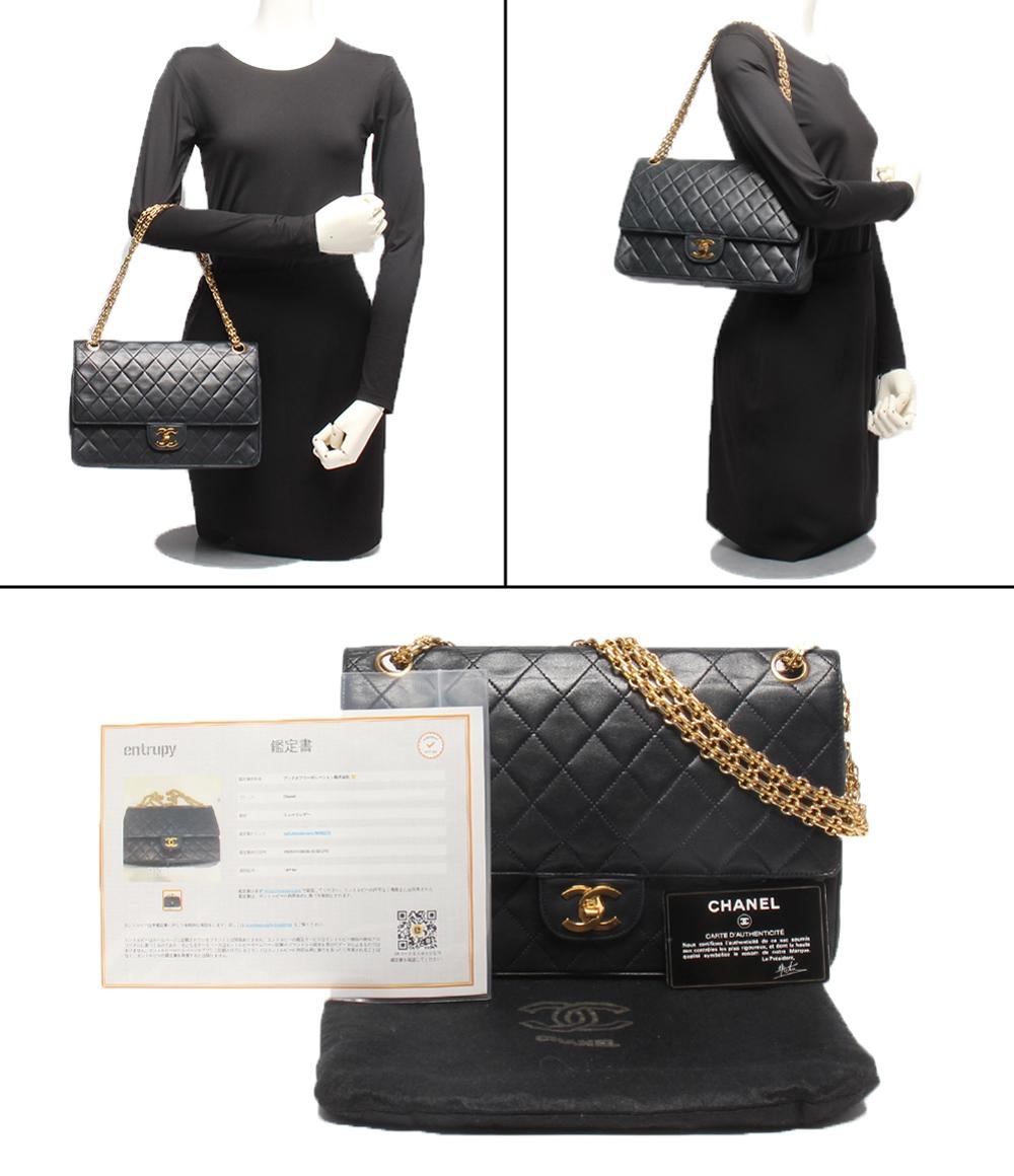 シャネル ハンドバッグ ショルダーバッグ 肩掛け ダブルフラップ ダブルチェーン ゴールド金具 マトラッセ レディース CHANEL