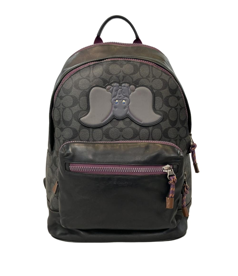 訳あり COACH Disney リュック デイパック ダンボ シグネチャー 89943