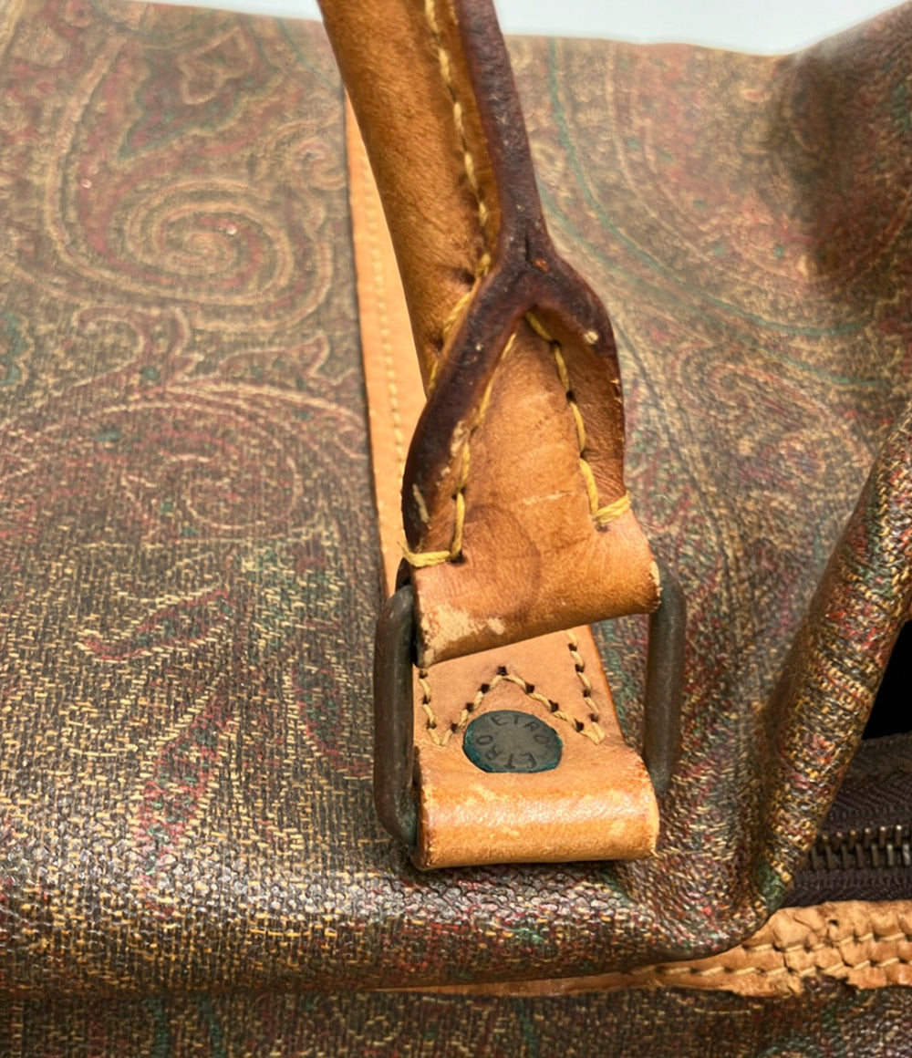 訳あり ETRO ボストンバッグ ペイズリー柄 87 051037 85 2 レディース エトロ