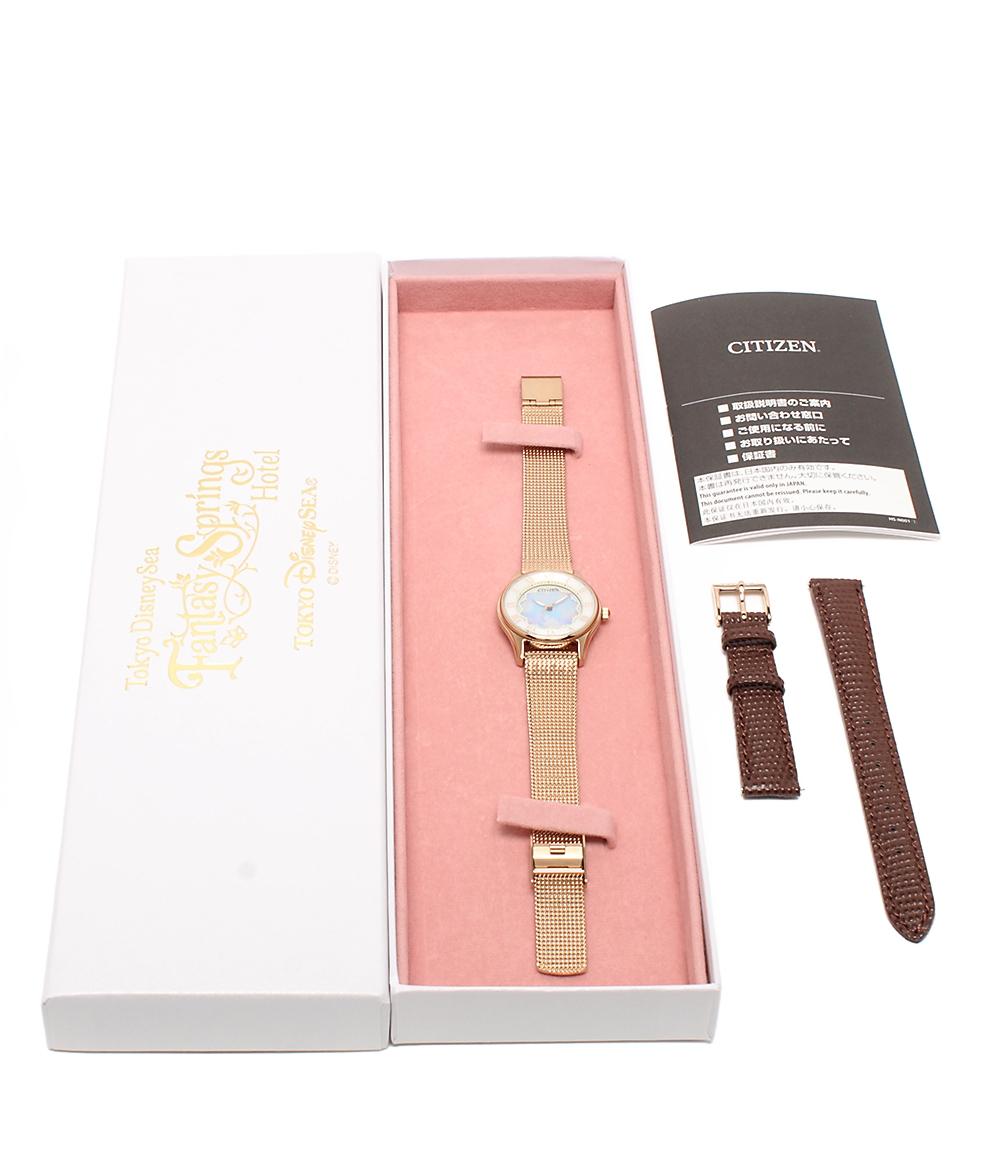 美品 CITIZEN 腕時計 ファンタジースプリングスホテル コラボ ソーラー E031-A15BT02 レディース シチズン
