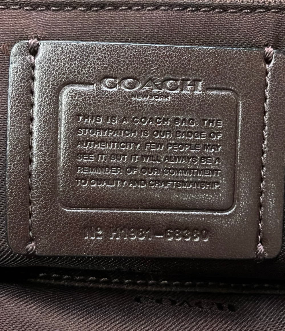 美品 COACH リュック レザー 68380 レディース コーチ