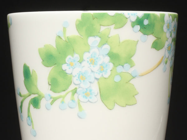 美品 TIFFANY&Co. マグカップ 2点セット ペア リーフ ティファニー