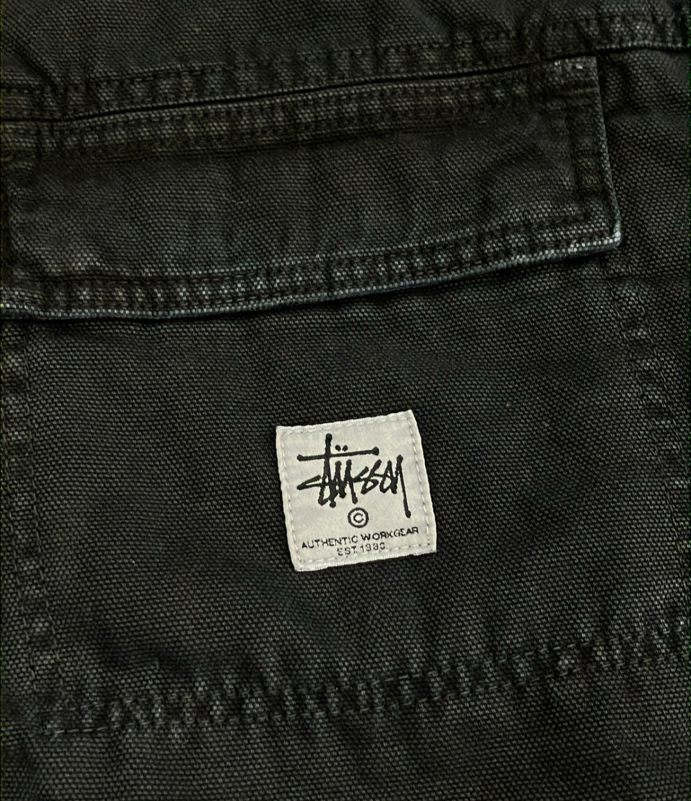 STUSSY ウォッシュド キャンバス ショップ ジャケット メンズ SIZE XL ステューシー