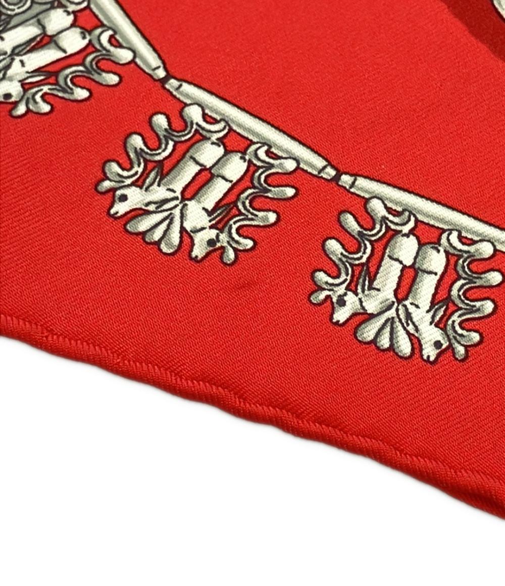 美品 エルメス スカーフ プチカレ シルク 100% 黄金の騎士たち レディース HERMES