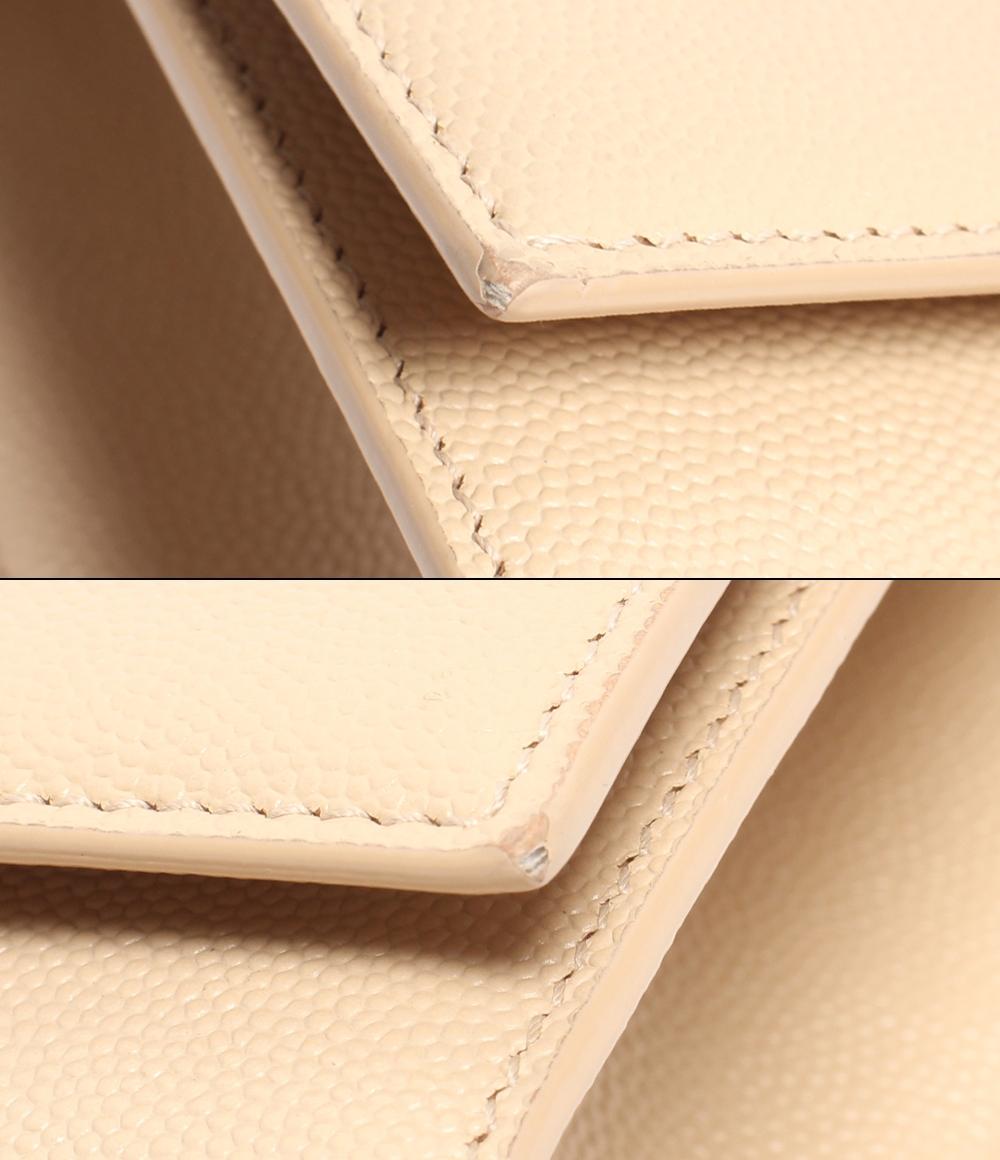 サンローラン ショルダーバッグ チェーン レザー YSLロゴ ゴールド金具 ケイト ミディアム グレイン ド プードルレザー レディース SAINT LAURENT