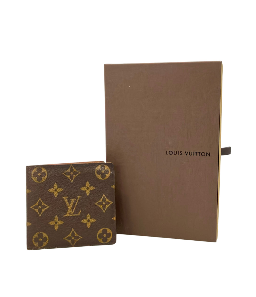 LOUIS VUITTON 二つ折り財布 ポルトフォイユ マルコ モノグラム M61675 メンズ ルイ・ヴィトン