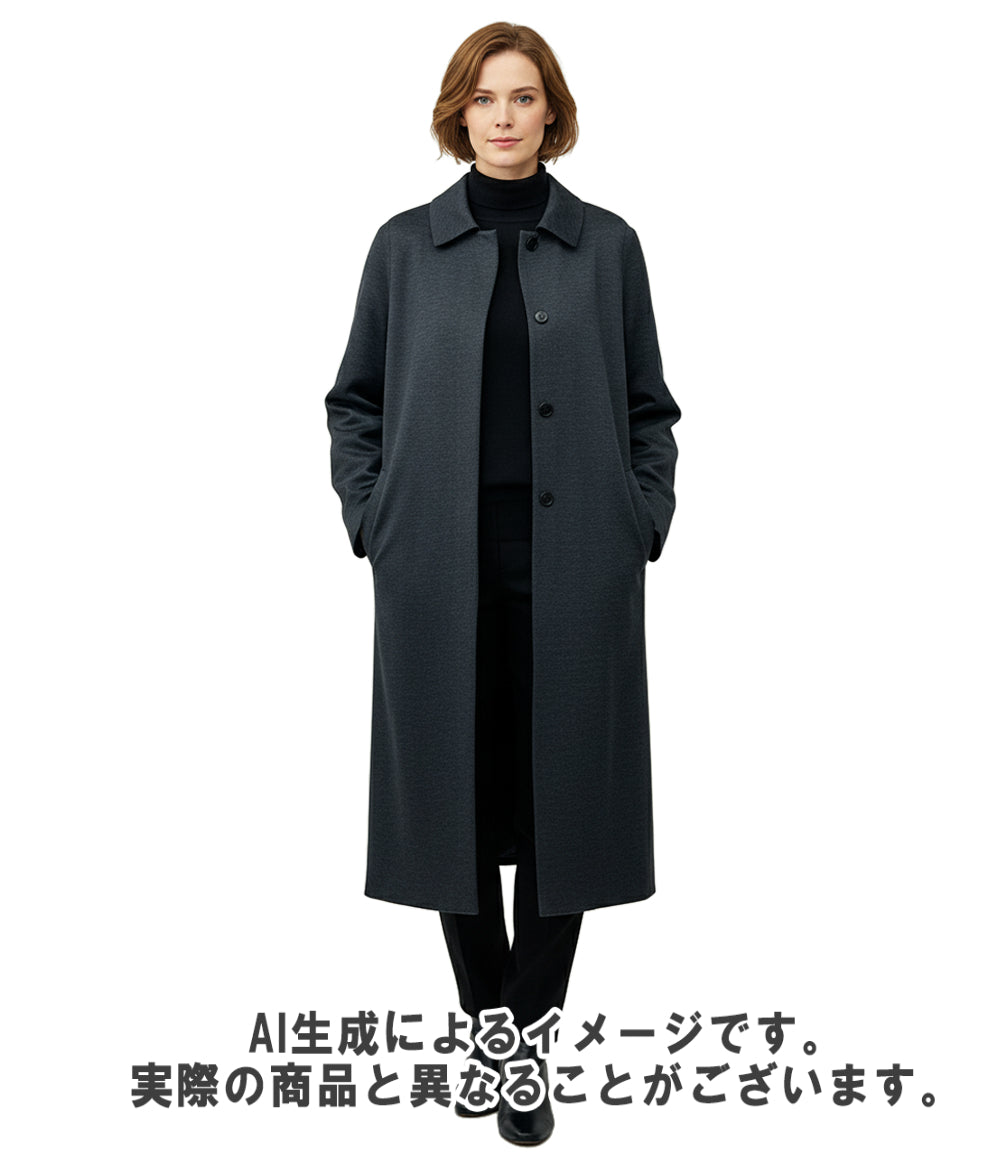 HERMES ロングシャツカーディガン チャコール スターマークタグ レディース SIZE 38 (M) エルメス