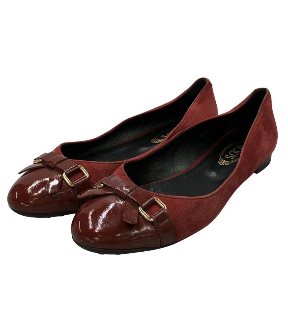 TOD'S ラウンドトゥフラットパンプス レディース SIZE 36 (M) トッズ