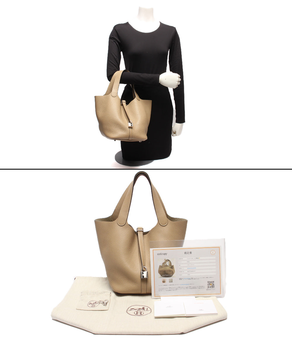 HERMES ハンドバッグ X刻印 シルバー金具 トリヨンクレマンス ピコタンロックPM レディース エルメス