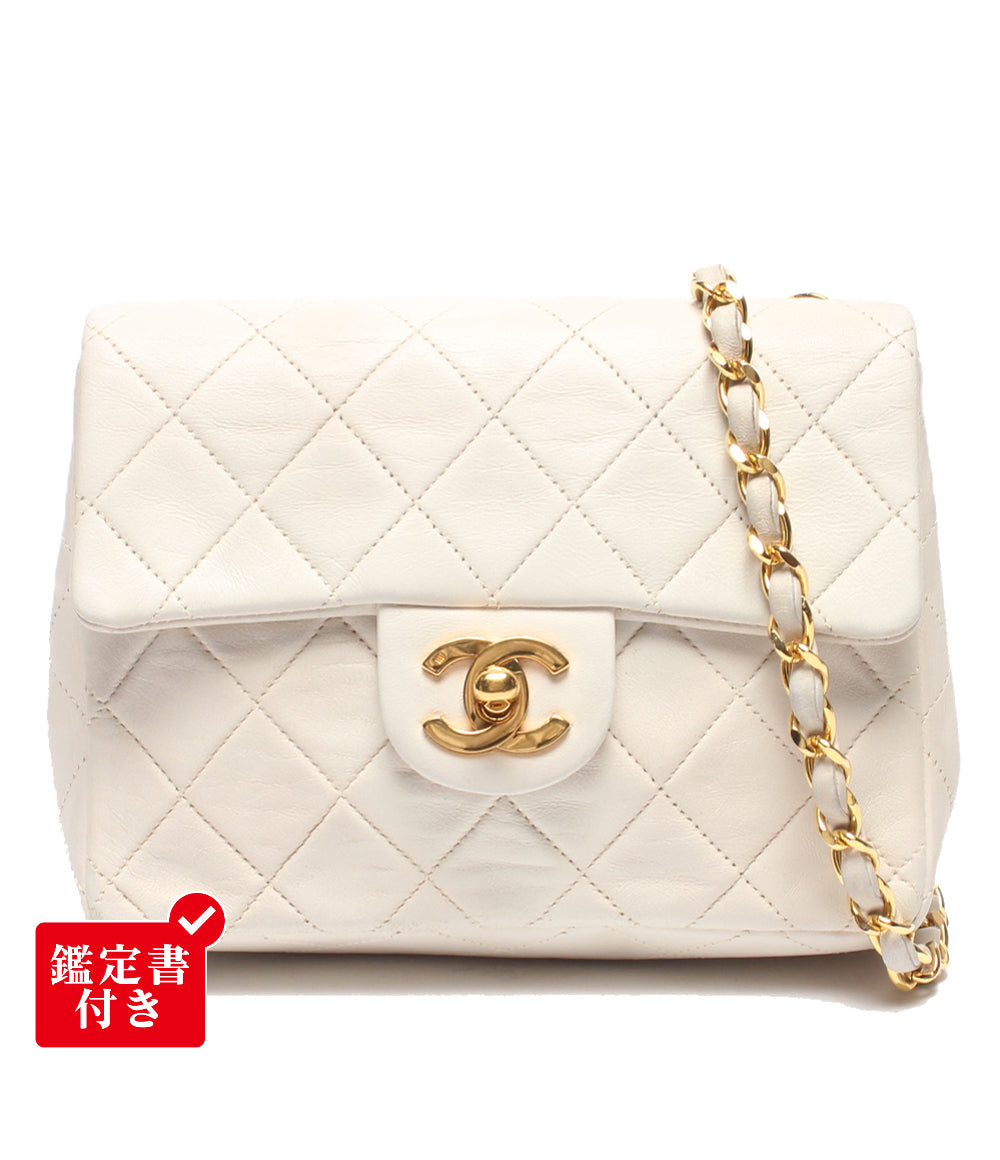 CHANEL チェーンショルダーバッグ 肩掛け 斜め掛け ゴールド金具