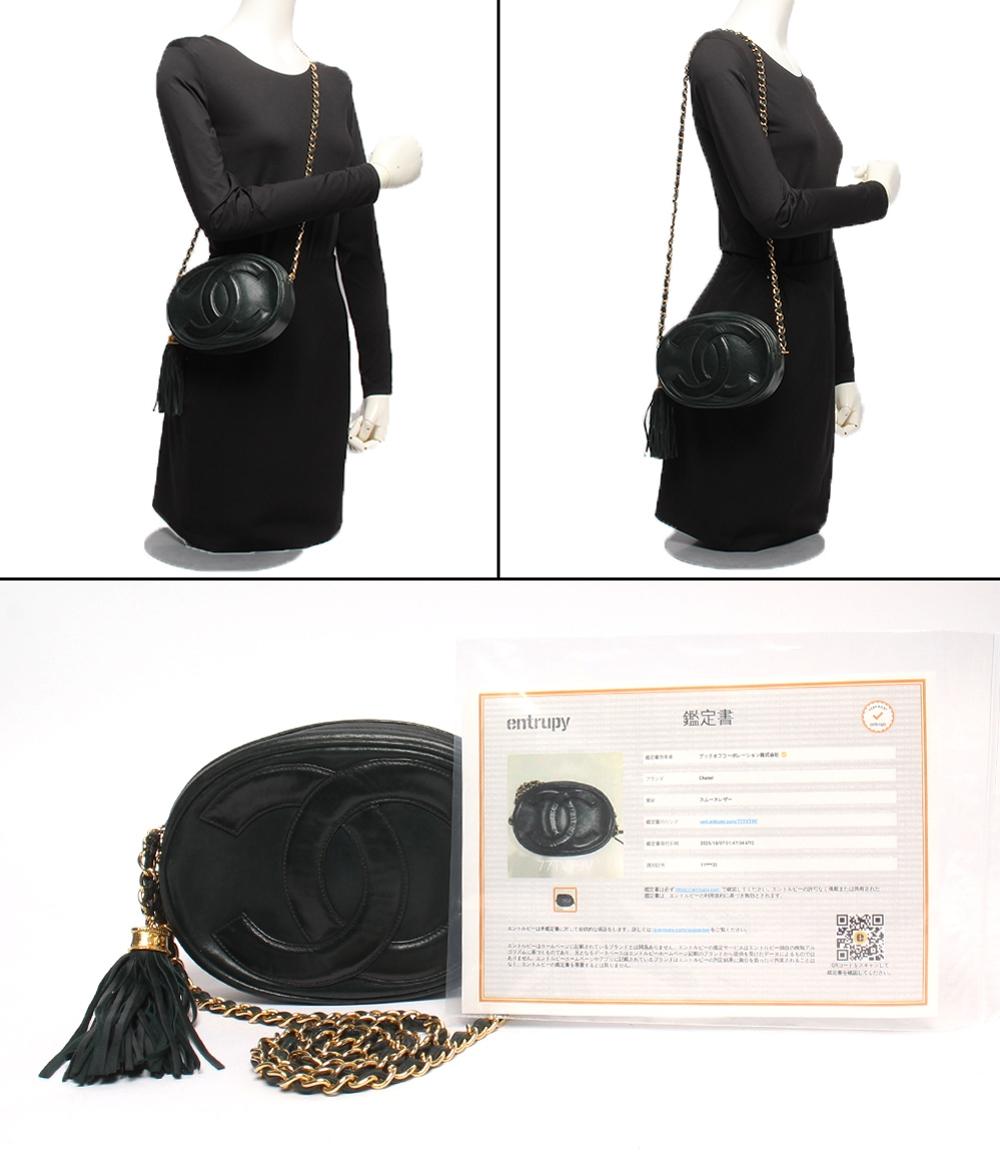 CHANEL チェーンショルダーバッグ デカココ 肩掛け 斜め掛け 1番台 ゴールド金具 オールドシャネル レディース シャネル