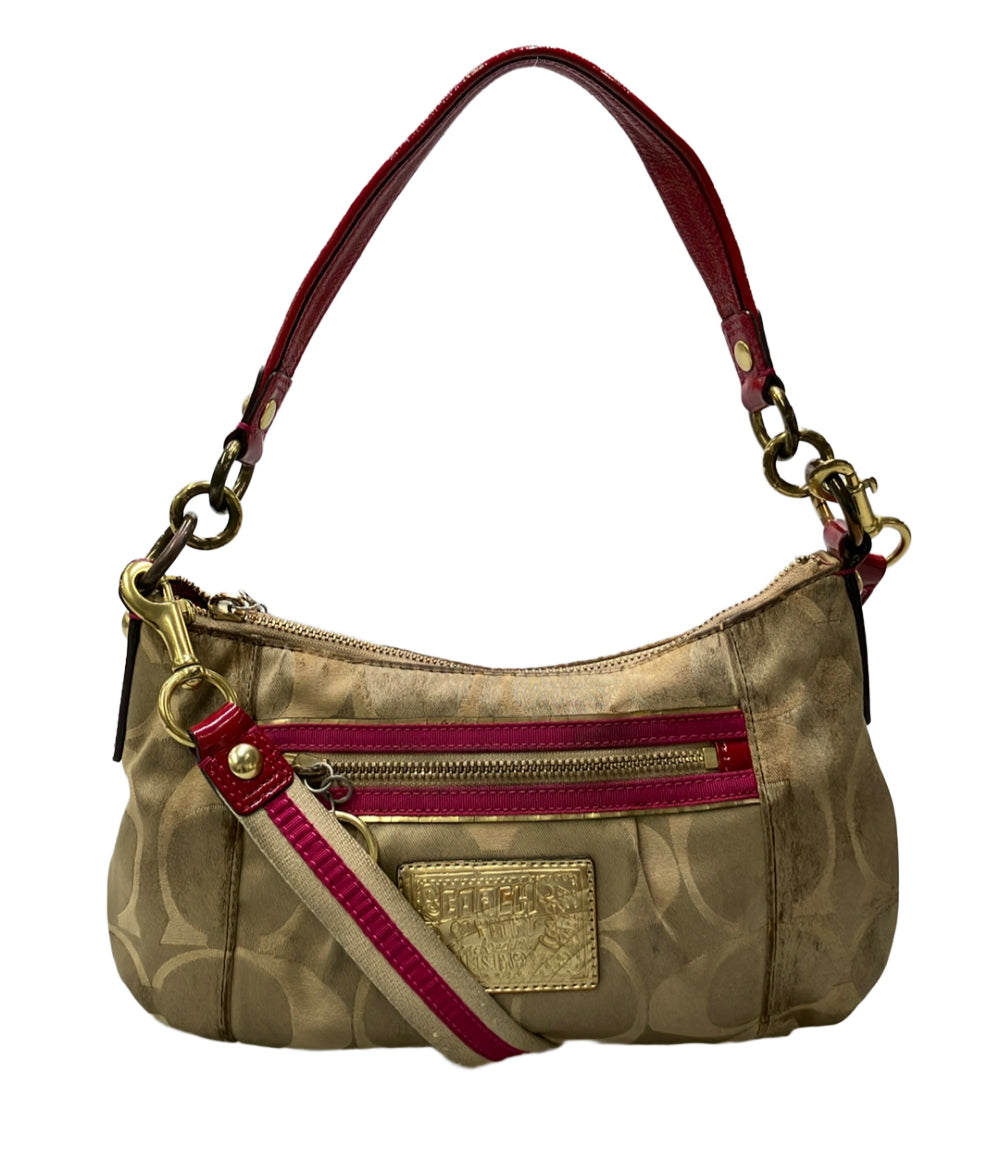 COACH ショルダーバッグ 2WAY 肩掛け 斜め掛け シグネチャー 15317