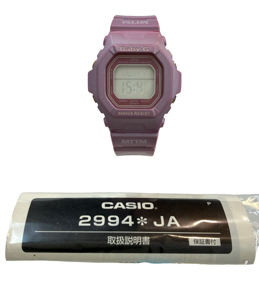 CASIO 腕時計 MARRIED TO THE MOBコラボ MTTM Baby-G クオーツ BG-5600MOB レディース カシオ