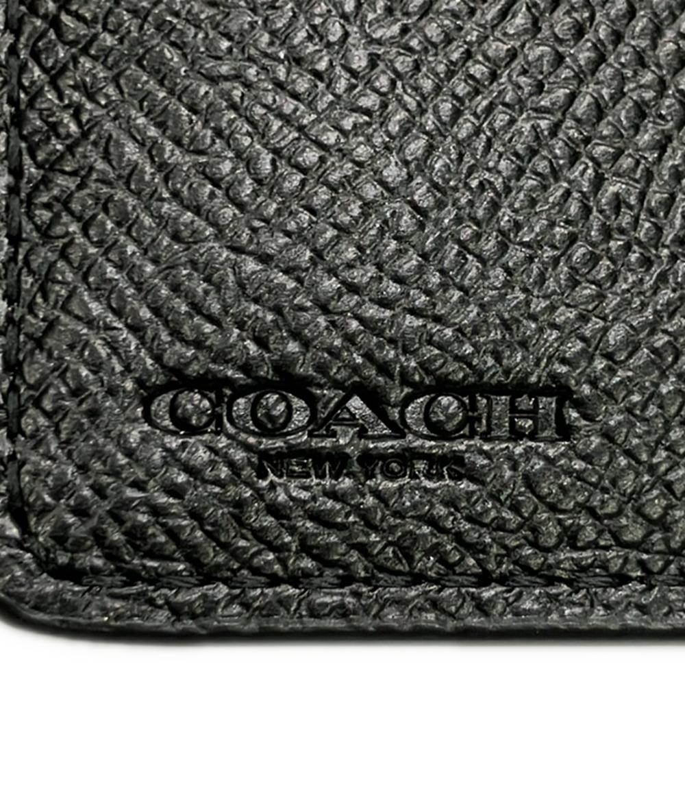 美品 COACH 二つ折り財布 レザー 6390 レディース コーチ