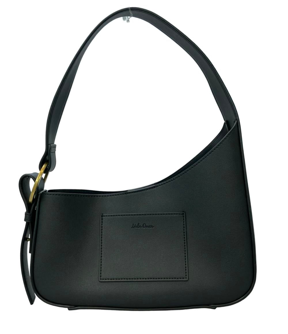 Mila Owen ブラック ハンドバッグ新品タグ付き ミラ オーウェン Mila Owen エコレザーバケットバッグ