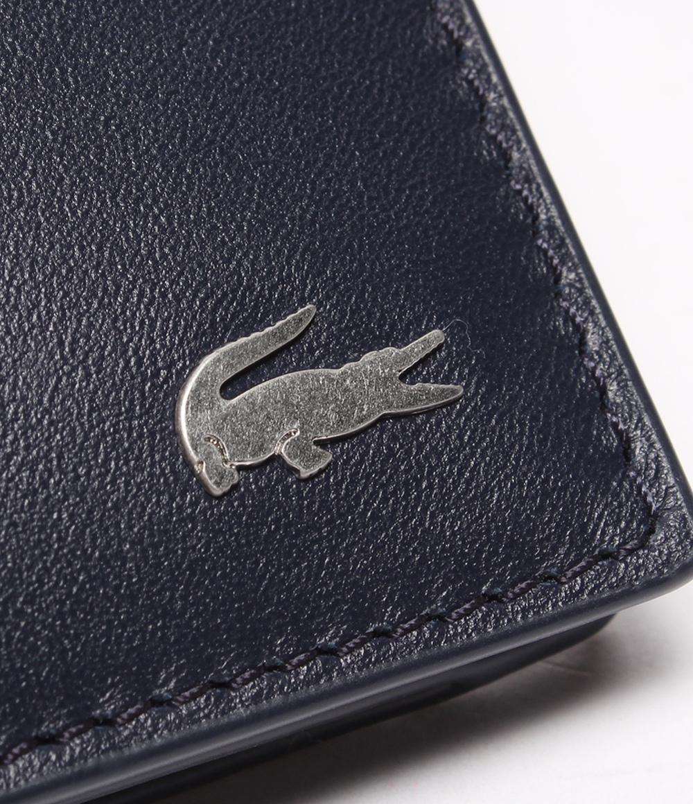 美品 LACOSTE カードケース パスケース メンズ レディース ラコステ