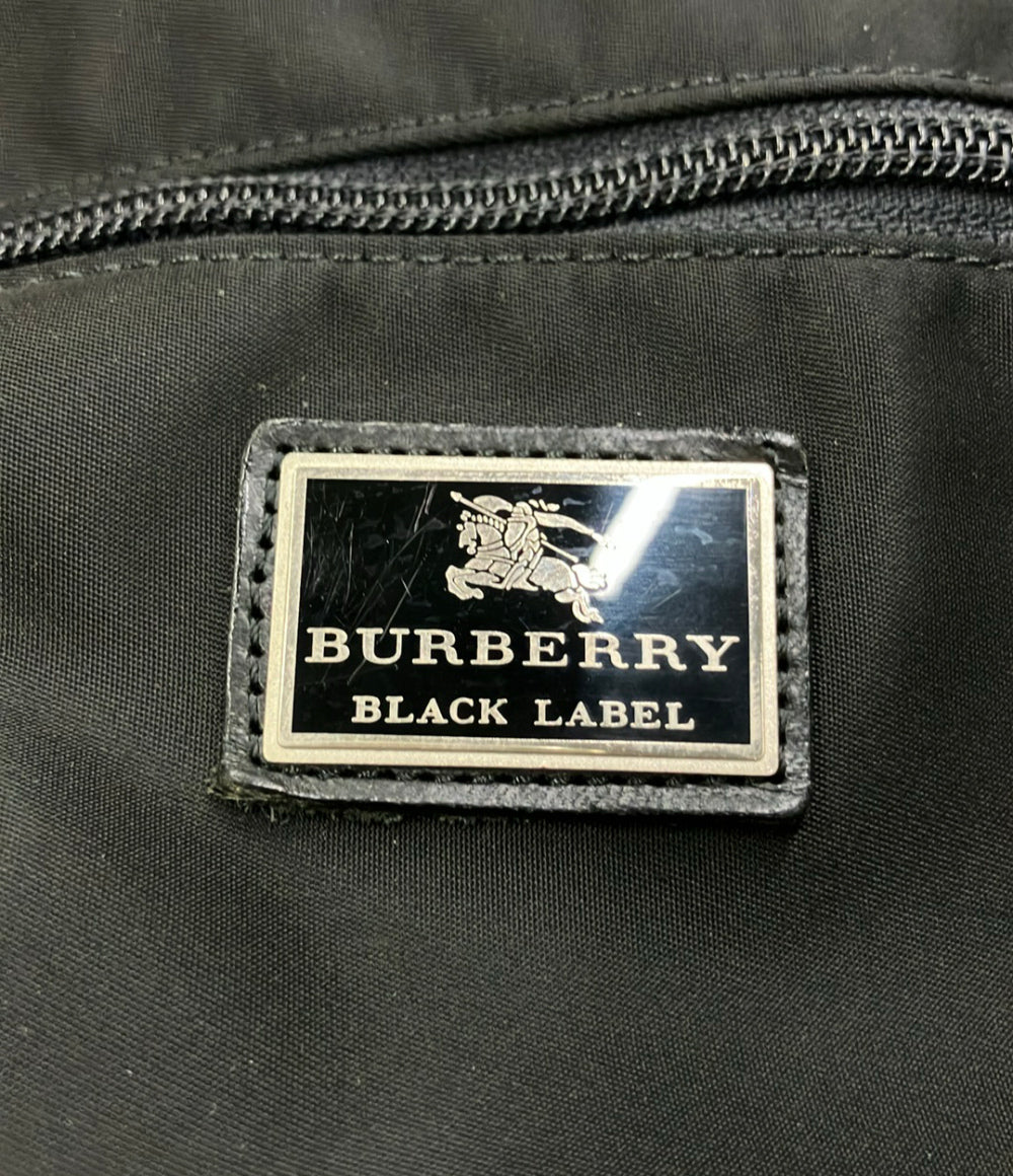 美品 BURBERRY BLACK LABEL ウエストポーチ ボディバッグ メンズ バーバリーブラックレーベル