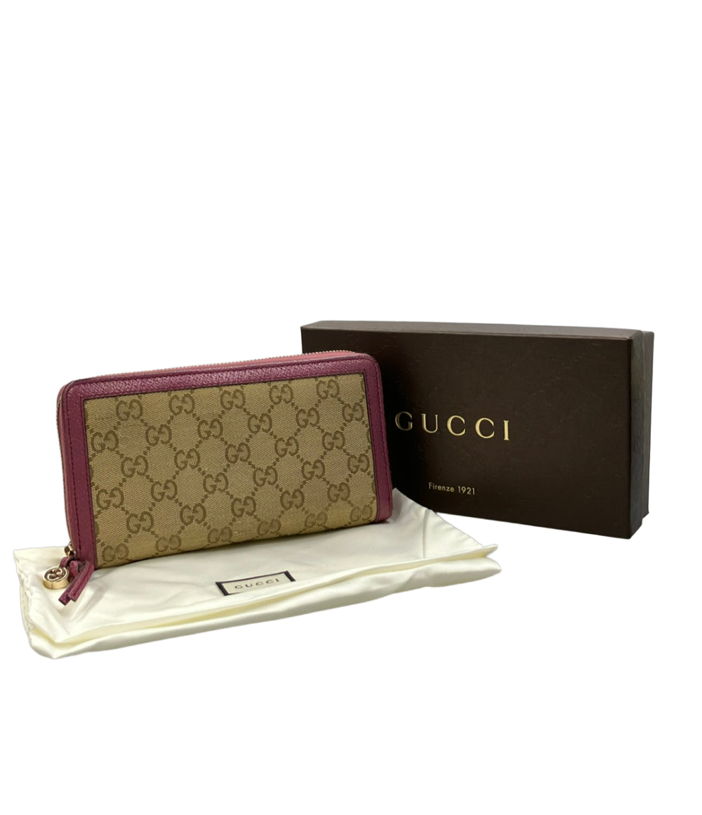 GUCCI ラウンドファスナー長財布 GGキャンバス 323397 2149 レディース グッチ