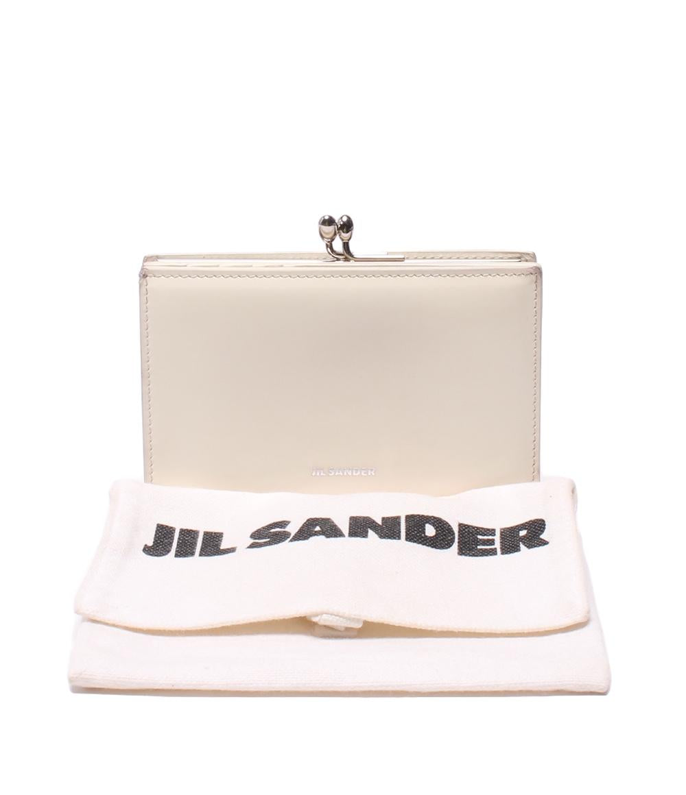 ジルサンダー 二つ折り財布 がま口 レディース JIL SANDER