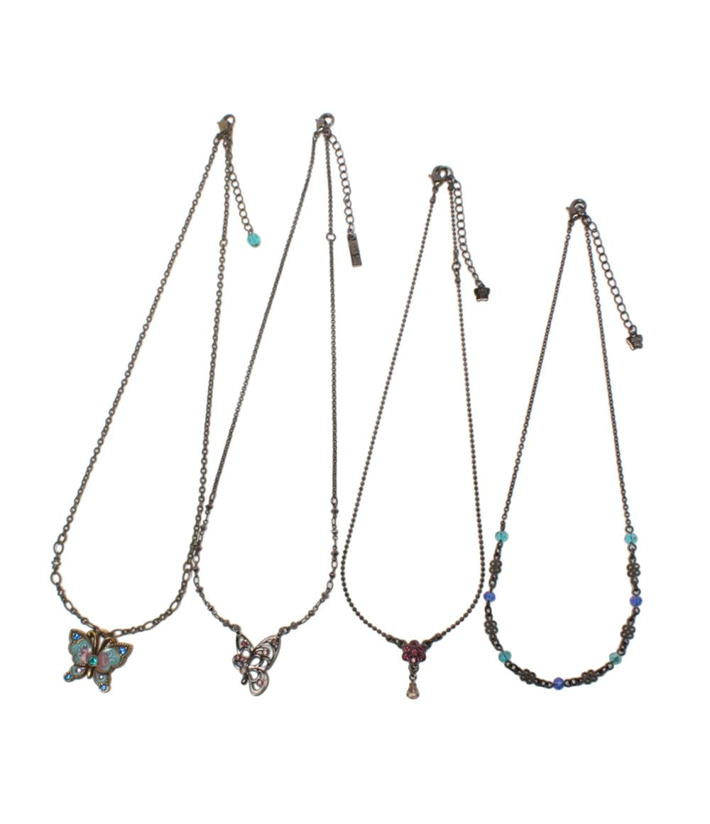 ANNA SUI ネックレス 4点セット バタフライモチーフ 蝶 レディース