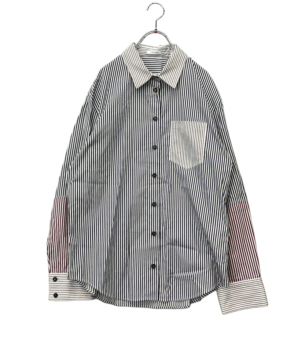 サルヴァトーレフェラガモ 長袖シャツ ストライプ柄 タグ付き レディース レディース SIZE 46 (L) Salvatore Ferragamo Salvatore Ferragamo 長袖シャツ ストライプ柄 タグ付き レディース