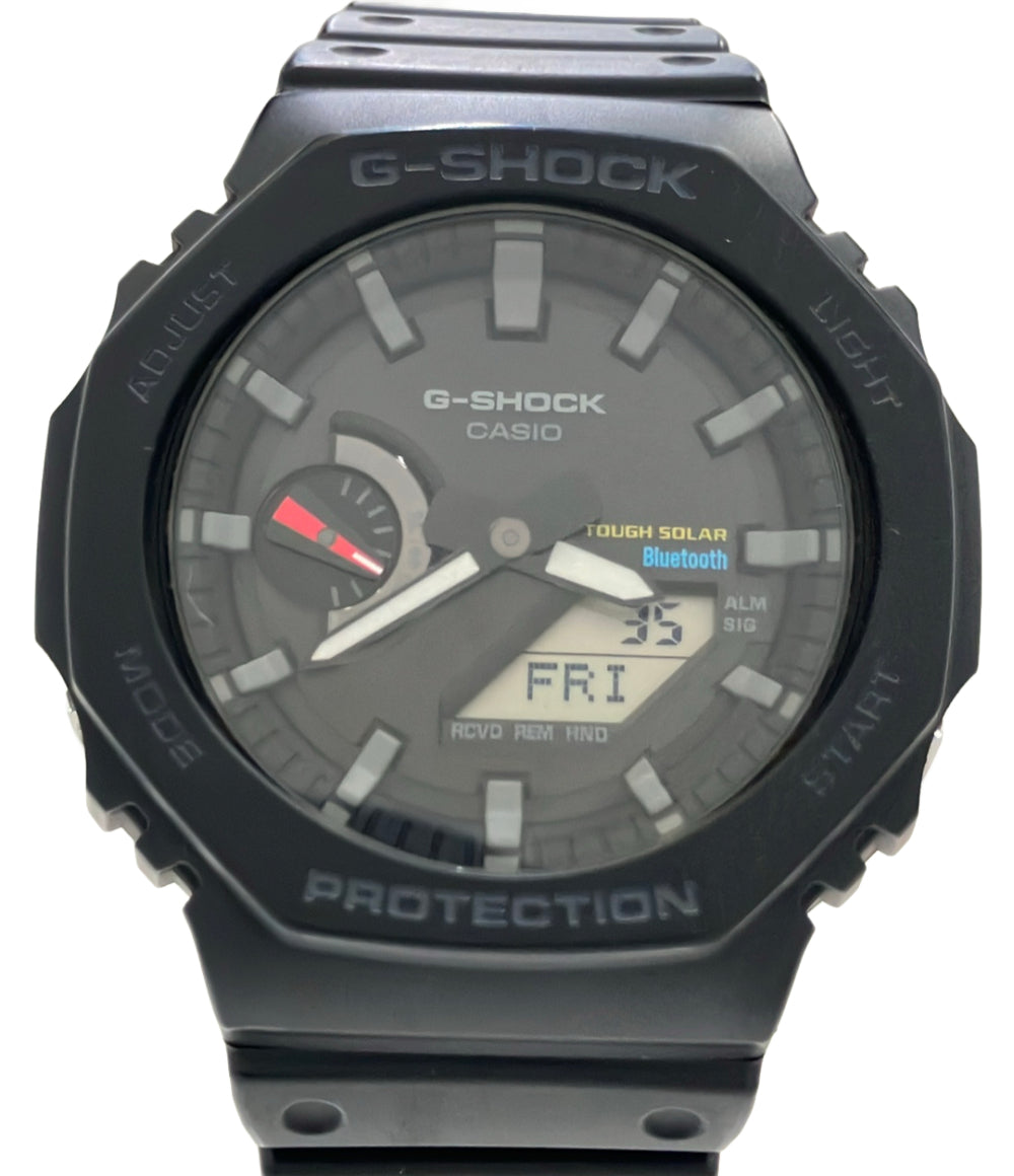 CASIO 腕時計 Bluetooth G-SHOCK ソーラー ブラック GA-B2100 メンズ