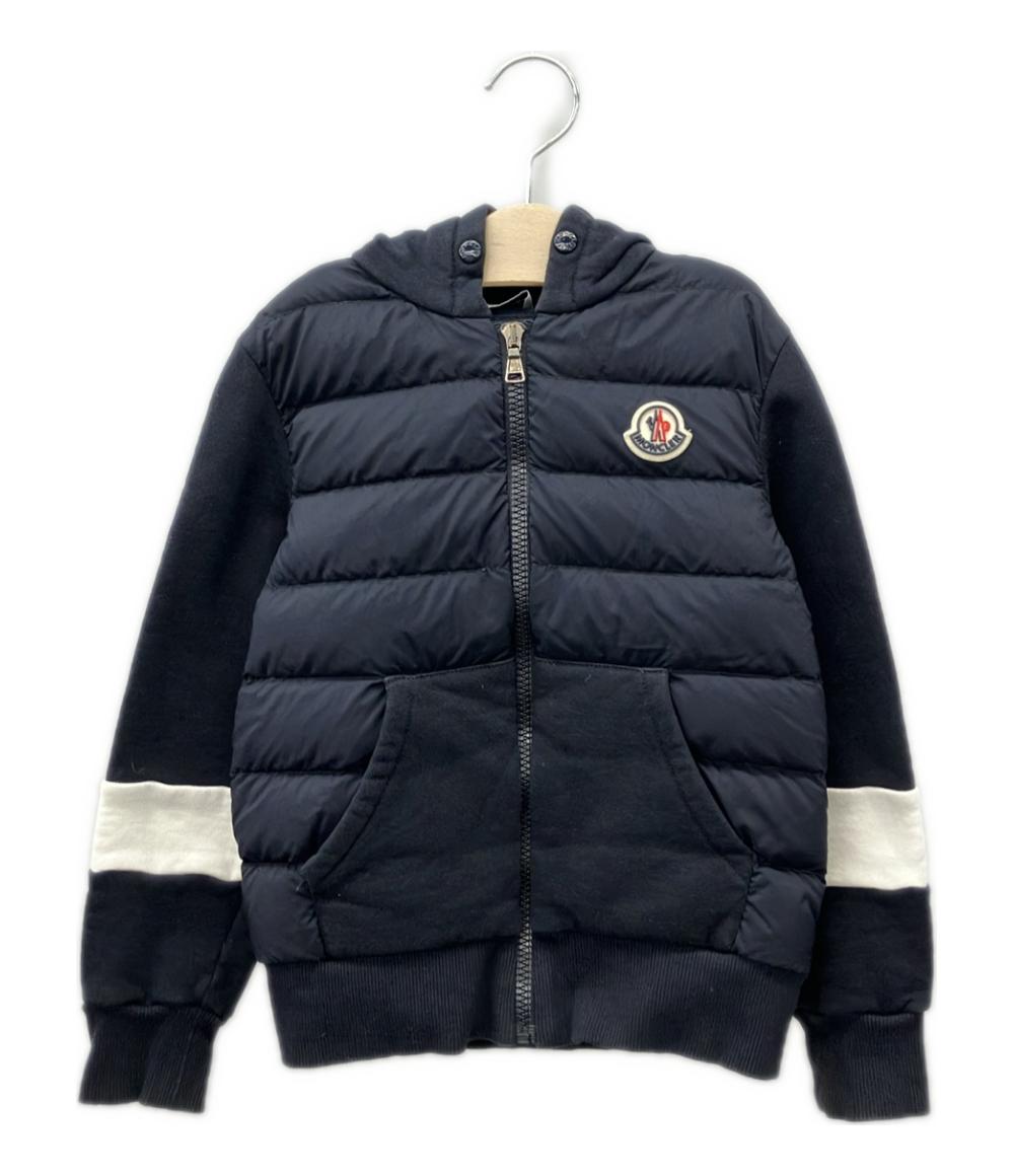 【訳あり】モンクレールmoncler キッズ 130 MONCLER ダウンスウェットジャケット キッズ SIZE 8 (130