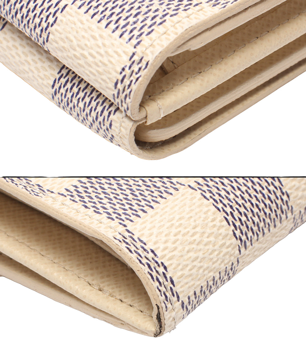 LOUIS VUITTON Wホック三つ折り財布 ポルトフォイユ エリーズ ダミエアズール N61733 レディース メンズ ルイ・ヴィトン