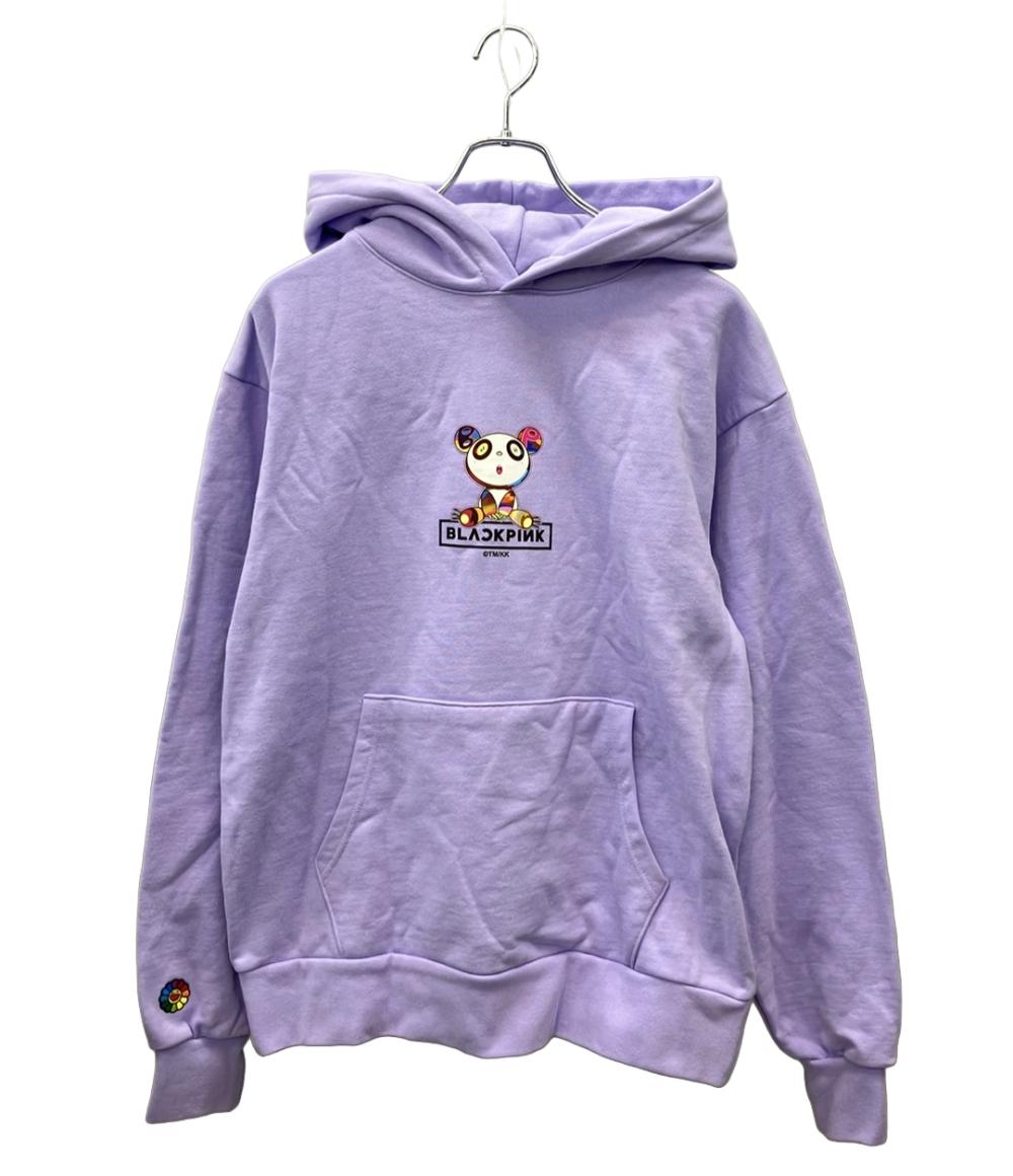 美品 BLACKPINK プルオーバーパーカー 村上隆 メンズ SIZE M ブラック