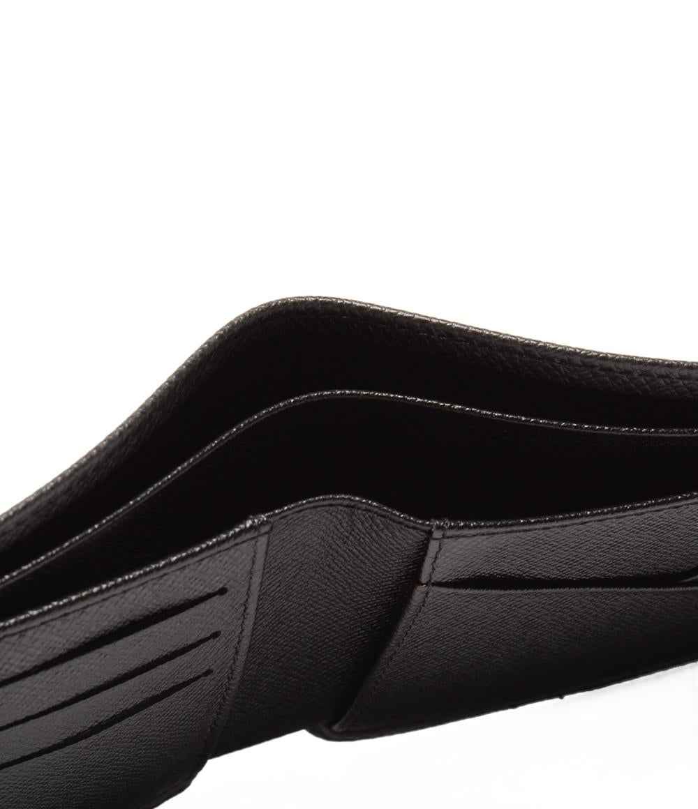 美品 ルイ・ヴィトン 二つ折り財布 ポルトフォイユ ミュルティプル タイガ M32809 メンズ LOUIS VUITTON