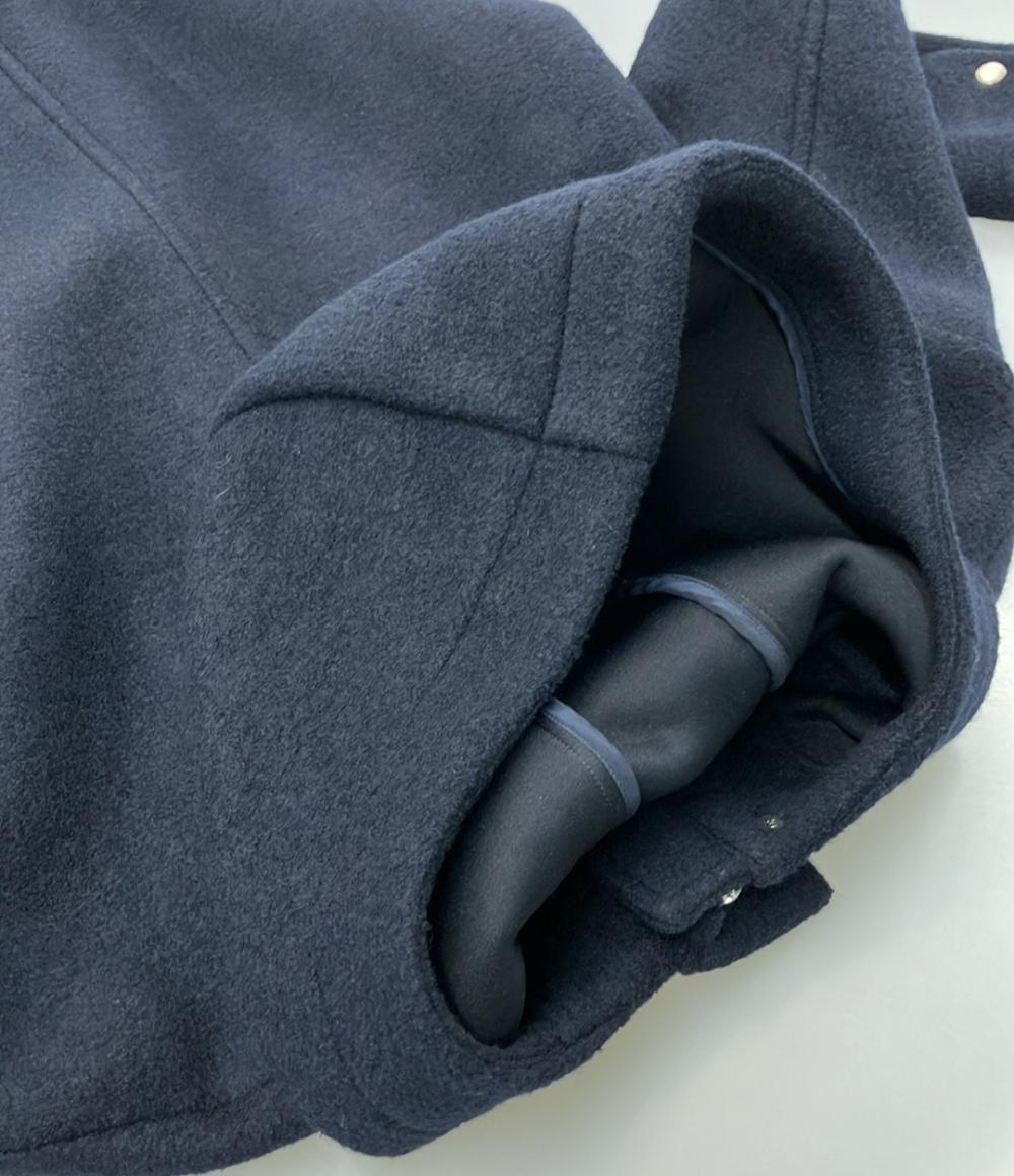 美品 エストネーション ウールフーデッドロングコート アウター レディース SIZE 38 (S) ESTNATION