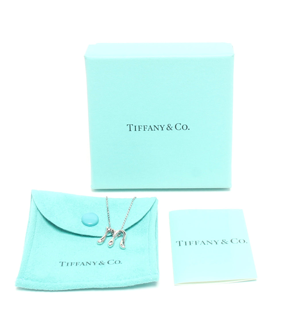 美品 Tiffany & Co. ネックレス SV925 Alphabet Letter Pendant M エルサ ペレッティ レディース ティファニー