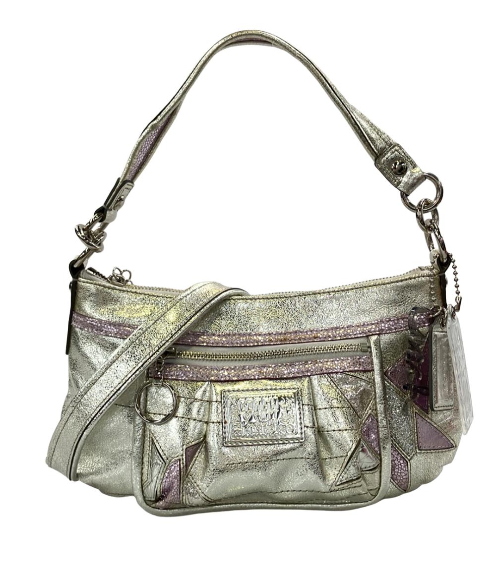 COACH 2WAY ハンドバッグ ショルダーバッグ 斜め掛け ポピー 16049