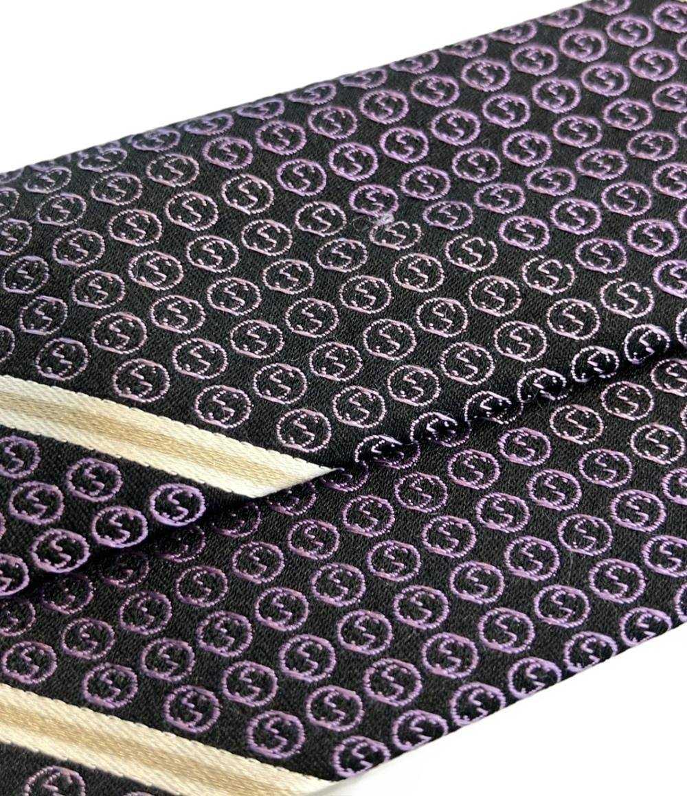 グッチ ネクタイ シルク100% 総柄 メンズ GUCCI