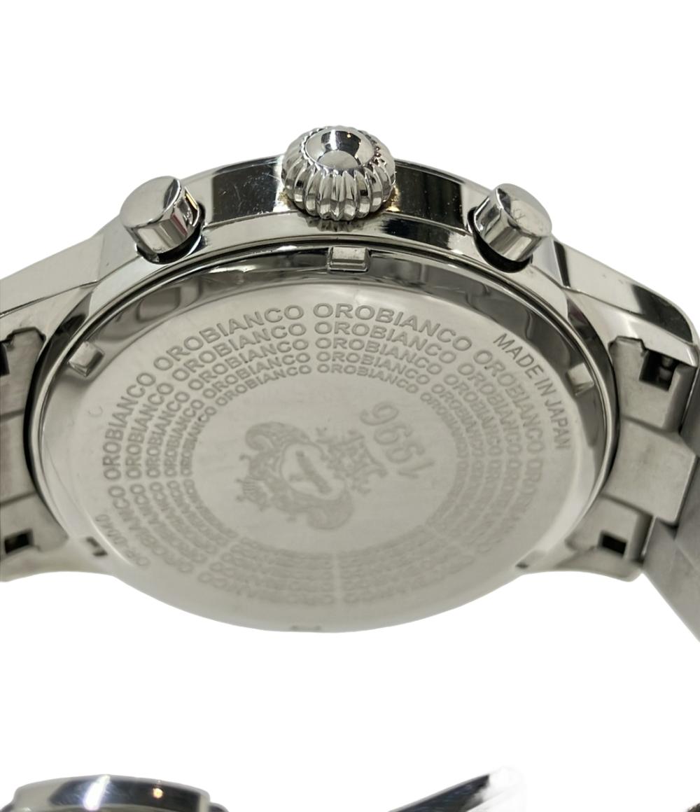 Orobianco 腕時計 クオーツ シルバー OR-0040 メンズ オロビアンコ