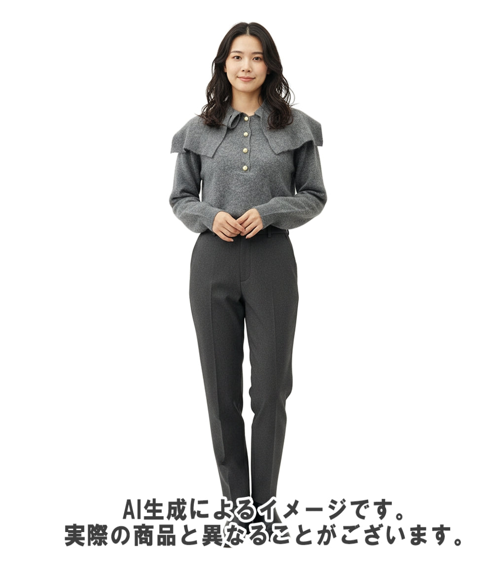 Christian Dior 長袖ニット カシミヤ100% パールボタン 354S48AM053 レディース クリスチャンディオール