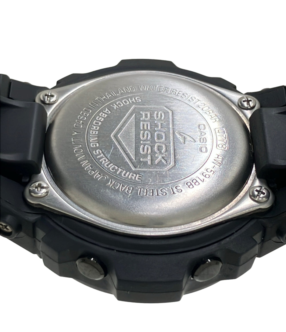 CASIO 腕時計 クオーツ ブラック AW-591BB メンズ カシオ