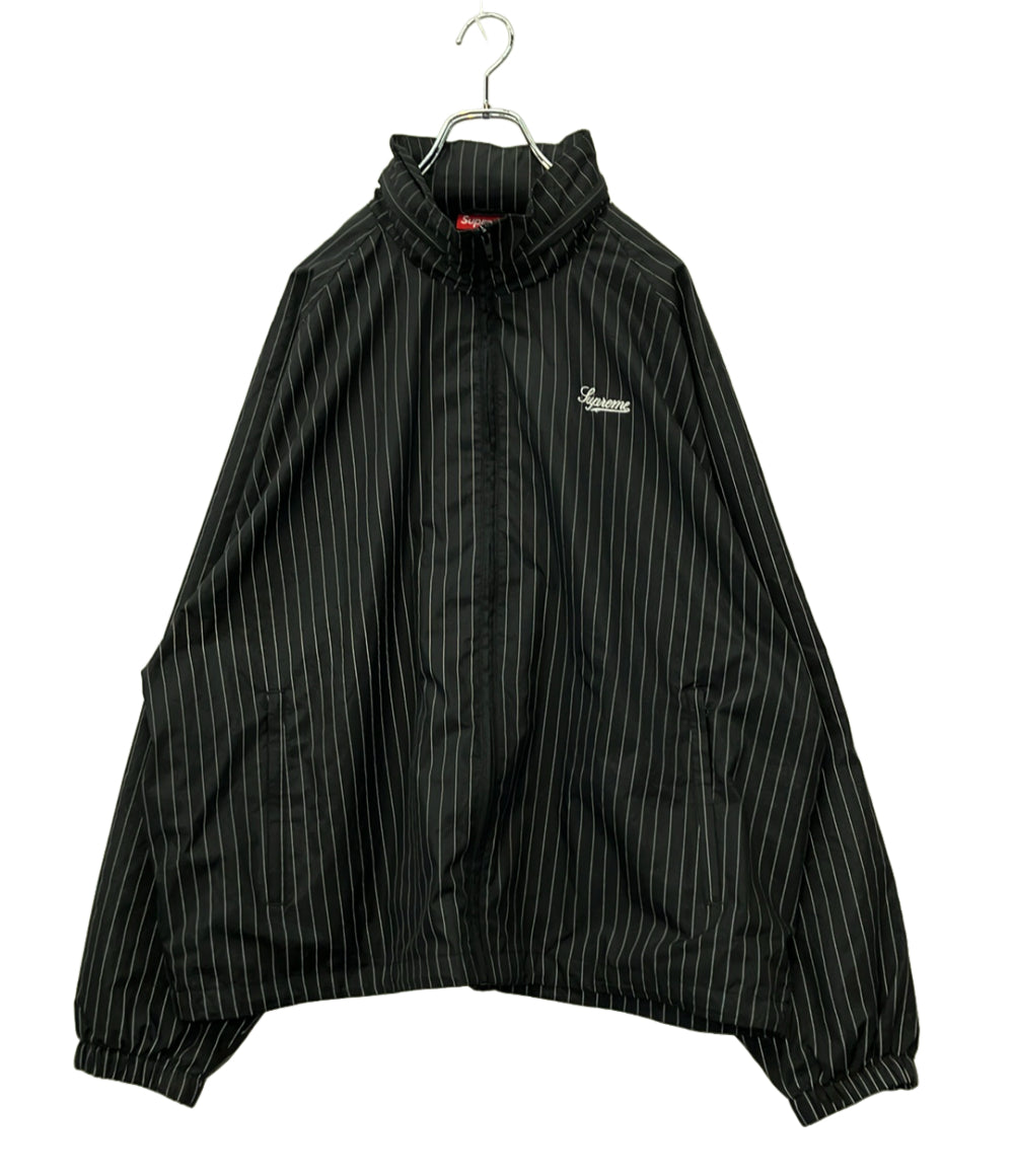Supreme トラックジャケット フード収納 Reflective Pinstripe